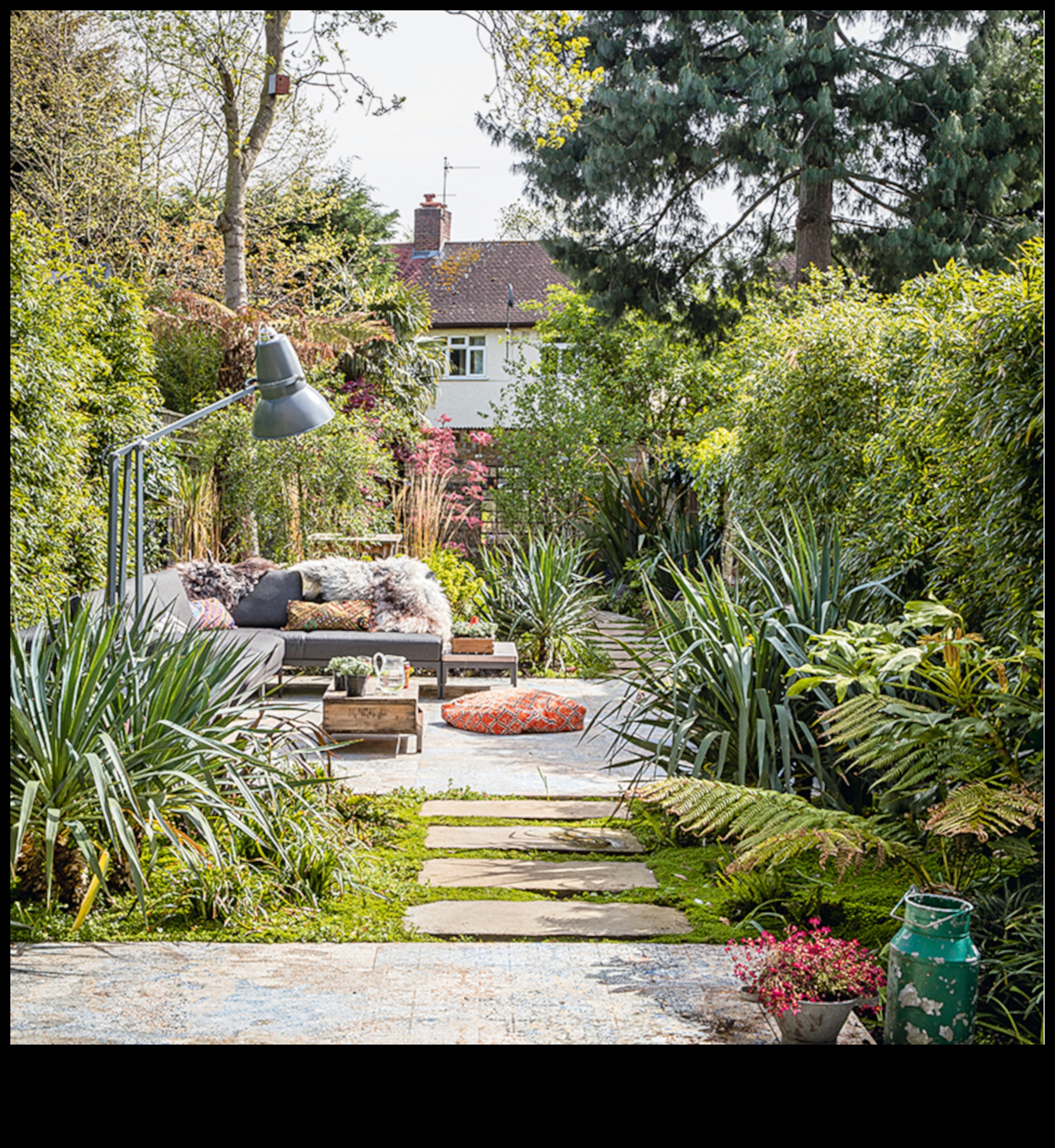 الصفاء المنحوت: إبداعات DIY لملاذ حديقة هادئ