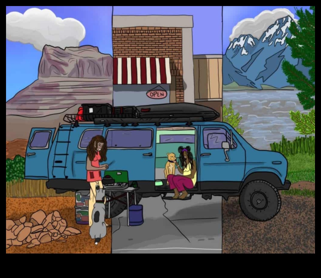 الخلوات الريفية: الشاحنات كأدوات أساسية للاستكشاف في الهواء الطلق