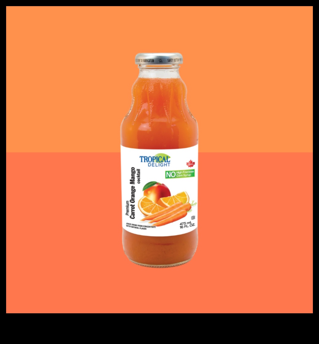 الوئام الاستوائي: استكشاف النوتات المبهجة لضخ الجزر والبرتقال