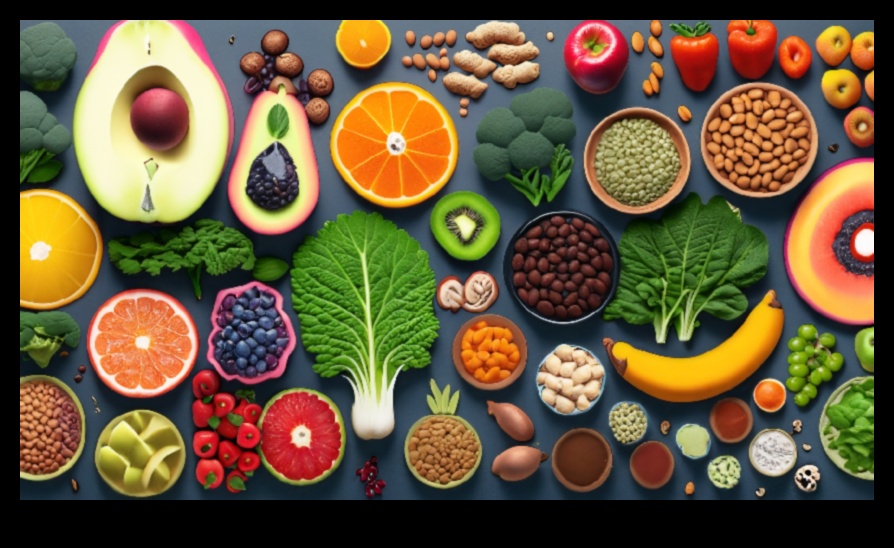 طيف المغذيات الكبيرة النظام الغذائي المتوازن هو قوس قزح للصحة 4 طيف المغذيات الكبيرة: استكشاف ألوان الصحة